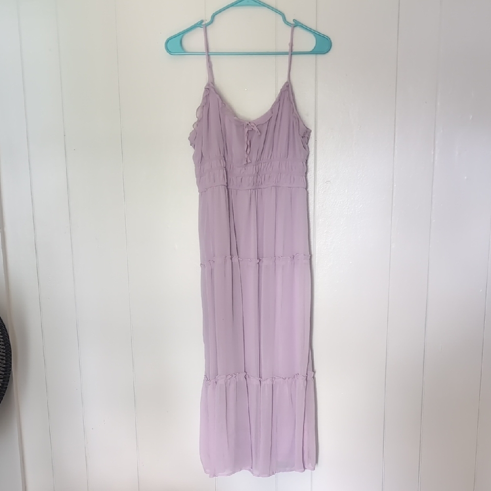 Lavender Midi Dress